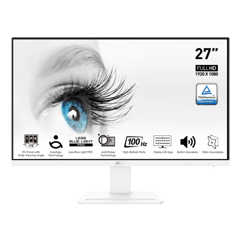 MONITOR PROFESIONAL MSI  PRO MP273AW /27/TR 1MS/100 HZ/2XHDMI/DP/IPS/D-SUB(VGA)